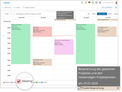 Intranet Software Module Kalender