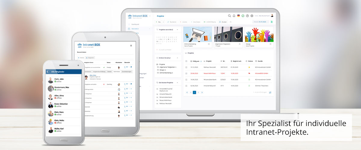 Spezialist für individuelle Intranet-Projekte